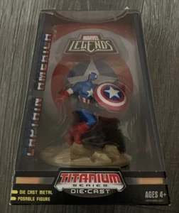 2007 Hasbro, Marvel Legends, Titanium Series, Diecast, Captain America, NIB - Picture 1 of 4