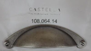 castella shaker pewter rear fix cup handle,64 mm centres 184.064.14 - Picture 1 of 6
