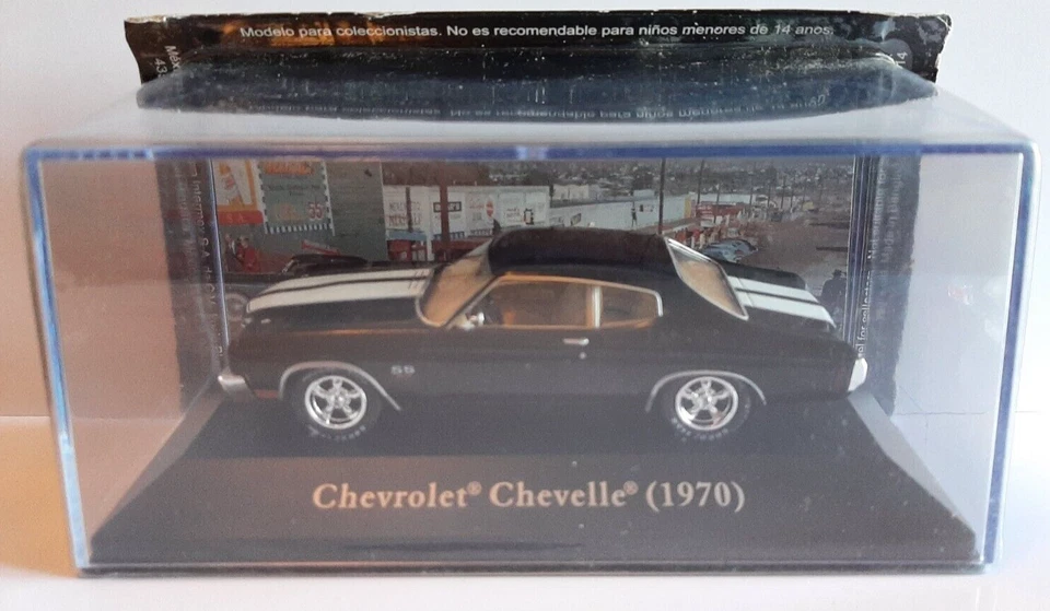 106) DIE CAST CHEVROLET CHEVELLE (1970) GRANDES AUTOS MEMORABLESEN MÉXICO - 1/43 - Immagine 1 di 1