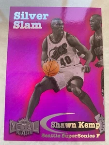 1997-98 Skybox Metal Universe SILVER SLAM SHAWN KEMP PINK Card #6ππ₯ - Picture 1 of 3