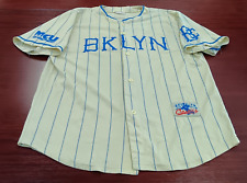 Brooklyn Classics Baseball #13 Jersey, Size XL Adult, Cream/Blue