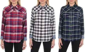 Jachs Girlfriend Ladies' Flannel Shirt - Picture 1 of 15