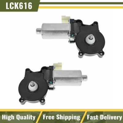 Kit de par de motor de janela dianteira Dorman esquerda e direita compatível com BMW Ford Lincoln - Imagem 1 de 4