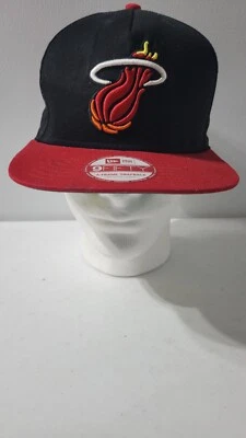 Gorra ajustable Miami Heat Snapback roja New Era 9FIFTY Hardwood Classics NBA Foto 1 de 4
