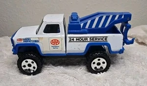 Buddy L Pressed Steel & Plastic AAA Tow Truck White & Blue 1989 - Bild 1 von 5
