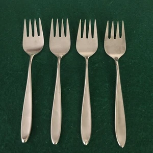 4 Pc Towle MARK VII/EXETER Salad Forks Supreme Stainless Flatware Japan 6-1/4” - Picture 1 of 1