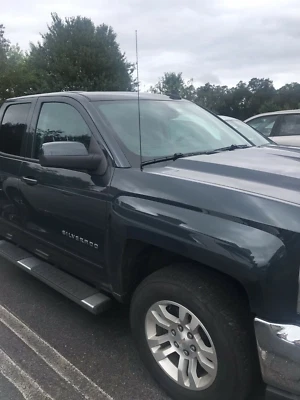 Mástil de antena de acero inoxidable negro 31" radio AM/FM para Chevrolet Silverado 1999-2005 Foto 1 de 4