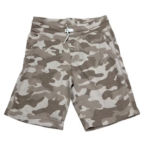 Old Navy Kids Size M (8) Sand Camo Fleece Jogger Shorts Pockets NEW - Picture 1 of 6
