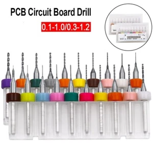 Broca PCB de 10 piezas placa de circuito vástago fijo taladro carburo broca pequeña nueva - Imagen 1 de 37