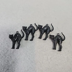 4 botellas de vino Zeller Schwarze Katz vintage negro gato encanto plástico  - Imagen 1 de 3