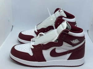 Air Jordan 1 Retro Alto OG Rojo Artesanal GS 7Y Blanco FD1437-160 - Imagen 1 de 6