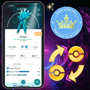 Pokémon TRADE—GO|| Shiny Dialga Origin —Level 50 +3Movesets—Roar Of Time—Digital - Picture 1 of 1