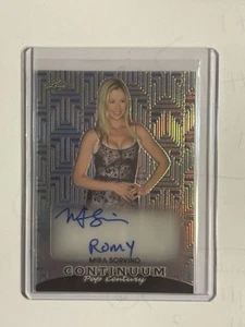 2023 Leaf Metal Pop Century Continuum Mira Sorvino Blue Auto 12/25 - Picture 1 of 2