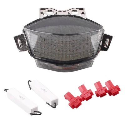 Smoke Integrated Tail Light for KAWASAKI NINJA 650R 2006-2007 ER-6N 2006-2008 07 - Image 1 of 4