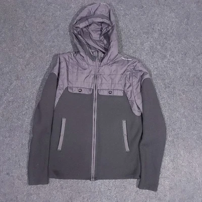 Chaqueta deportiva Adidas Porsche Design para hombre pequeña negra acolchada de lana con logotipo de cremallera completa Foto 1 de 4