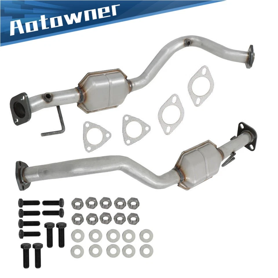 Both LH+RH Catalytic Converters For Isuzu Rodeo 1998-02 Isuzu Amigo 1998-99 3.2L - Image 1 of 4