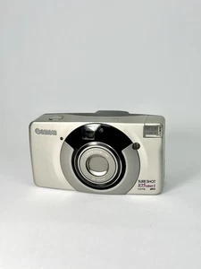 Cámara fotográfica Canon Sure Shot 105 zoom 35 mm probada + repuestos reparaciones - Imagen 1 de 7