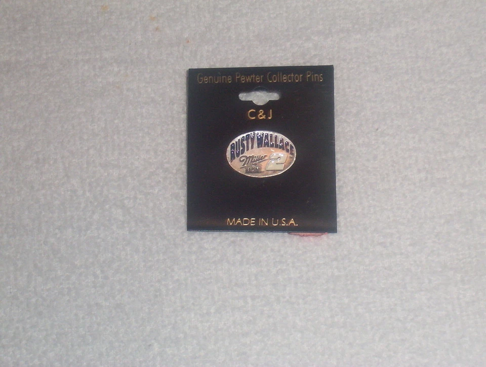 Vintage Nascars Rusty Wallace #2 Collector Pin - Image 1 of 1