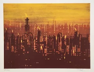 Signed Original RICHARD FLORSHEIM Limited Edition Lithograph “CATALYSTS”, 1978 - Picture 1 of 3