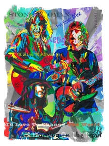Ten Years After Blues Rock Musik Poster Druck Wandbild 8,5x11 - Bild 1 von 4