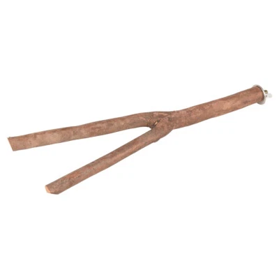 Flamant Rose Barre De Siège En V En Bois Pour Perroquet Occasion Naturelle - Photo 1/4