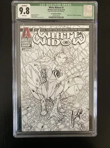 Boceto de Absolute Comics White Widow #1 (2019) Variant CGC 9,8 firmado calificado  - Imagen 1 de 4