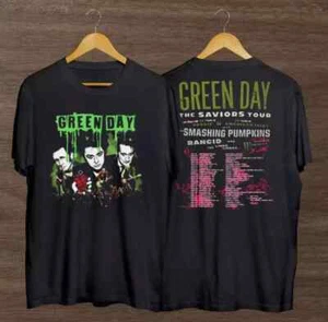 Green Day The Saviors 2024 Tour Shirt 2 sides - Picture 1 of 2