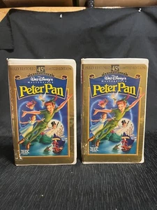 Peter Pan (VHS, 1998, 45th Anniversary Limited Edition) Walt Disney Masterpiece - Picture 1 of 6