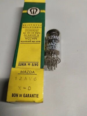 12AV6 NOS tube electronique MAZDA tir67