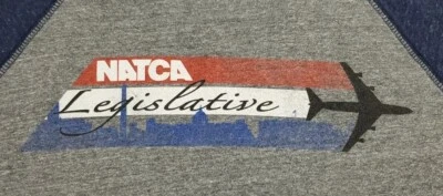 Camisa Legislativa NATCA Para Hombre Grande 25 Años En Washington Aviación EE. UU. Adulto A16 Foto 1 de 4