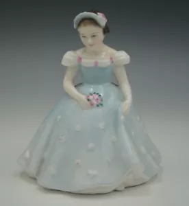 ROYAL DOULTON ENGLAND BONE CHINA BRIDESMAID HN 2196 FIGURINE - Picture 1 of 8