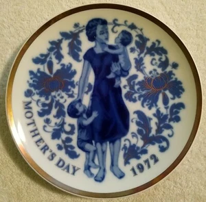 Plato de Coleccionistas Santa Clara 8" Vintage Día de la Madre 1972 - Imagen 1 de 4