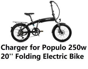 🔥ac adapter power supply Battery charger for Populo 250w foding electric bike - Picture 1 of 2