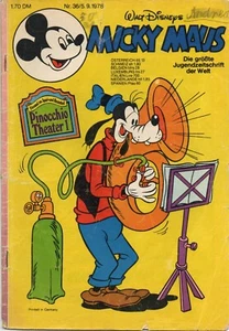 Micky Maus Comics Heft Nr 36 von 1978 Walt Disney Original Vintage Sammlerheft - Picture 1 of 6