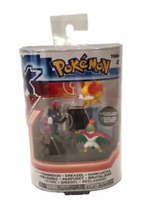 Pokemon XY Tomy Figures Fennekin Sneasel Hawlucha Toys NEW Tags RARE 3 Figures - Picture 1 of 7