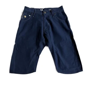 Bermudas G-STAR Arc 3D sueltas cónicas COJ cortas azul zafiro PVP £80 - Imagen 1 de 3