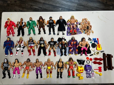 Mattel WWE Superstars and Masters Lot of 22 Figures Walmart Exclusives Cover