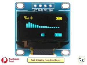0.96 Inch Yellow-Blue I2C IIC OLED LCD Module 4pin - Picture 1 of 1