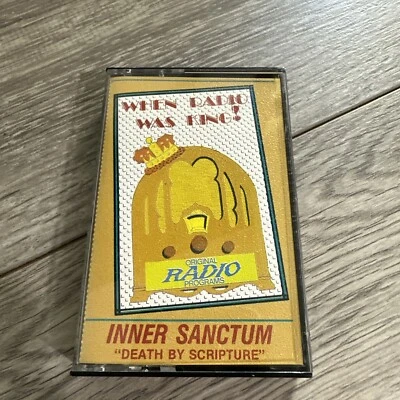 Inner Sanctum When Radio Was King! Death By Scripture CASSETTE TAPE - Image 1 of 4