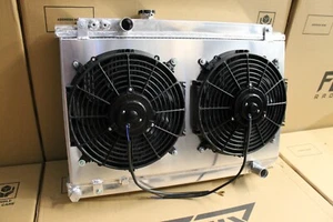 Se adapta a radiador de aleación Toyota Supra MA70 / JZA70 FENIX + kit de cubierta de ventilador - Imagen 1 de 7