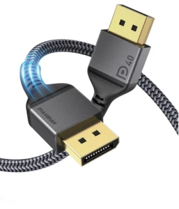 Maxonar VESA Certified DisplayPort 2.1 Cable, 16K DisplayPort Cable 2.0 Supports - Picture 1 of 10