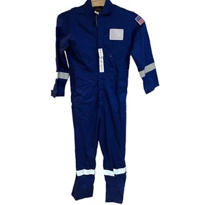 Walls FR Arc Flash Coverall FRO62500 Flame Resistant NWT Size 44 Tall Blue - Picture 1 of 9