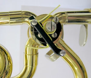 Válvula de cuarto barra de presión original KING pieza de repuesto trombón trombón - Imagen 1 de 2