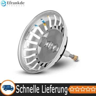 Für Blanco Ersatz Küchenspüle Siebkörbchen Siebkorb Ablaufstopfen 79mm Edelstahl - Bild 1 von 4