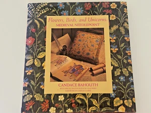 Flowers, Birds and Unicorns: Medieval Needlepoint Book with patterns - Picture 1 of 4
