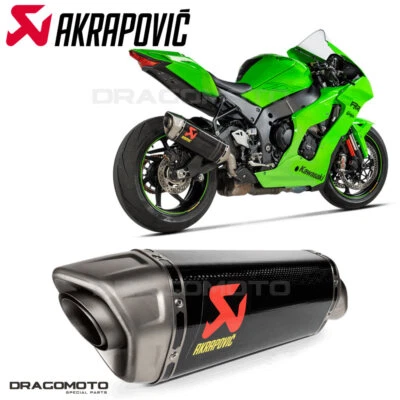 KAWASAKI ZX-10 R 2021-2023 Echappement AKRAPOVIC Carbone S-K10SO27-HRC - Photo 1/4