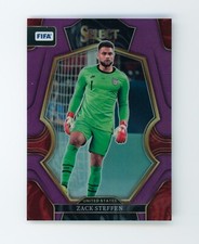 2022-23 Zack Steffen Panini Select FIFA Purple Prizm USMNT Soccer Card 19/75