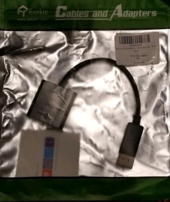 Rankie DisplayPort (DP) to VGA Adapter, Gold Plated Converter New Sealed - Image 1 of 2