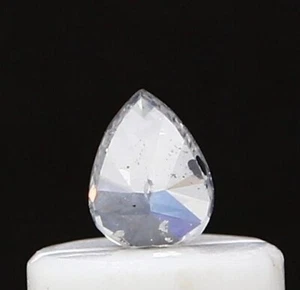 0.21Ct PEAR SHAPE FANCY WHITE COLOR ROSE CUT DIAMOND fancy NATURAL diamond - Picture 1 of 12