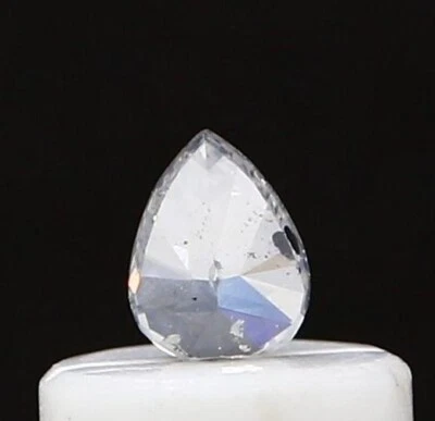 0.21Ct PEAR SHAPE FANCY WHITE COLOR ROSE CUT DIAMOND fancy NATURAL diamond - Image 1 of 4